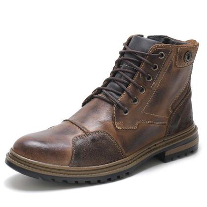 Imagem de Bota Masculina Social Elegante Cor Rato Estilosa Free Jump