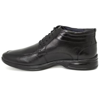 Imagem de Bota Masculina Social Jota Pe 3D Cano Curto Couro 60851