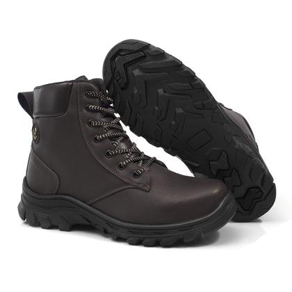 Imagem de Bota Masculina Trilha Coturnos Estilo Adventure Macia Leve Com Palmilha Cinto e Carteira
