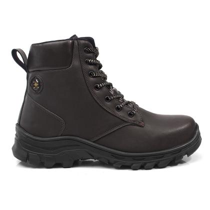 Imagem de Bota Masculina Trilha Coturnos Estilo Adventure Macia Leve Com Palmilha Cinto e Carteira