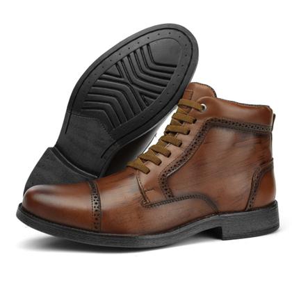 Imagem de Bota Masculina Urbana Casual Boxer Em Couro Legitimo  052 FG