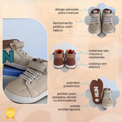 Imagem de Bota Menino Klin Infantil Flyer Baby Confortável E Estiloso