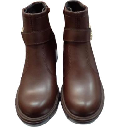 Imagem de Bota moleca coturno cano curto ref:5338.110 feminino