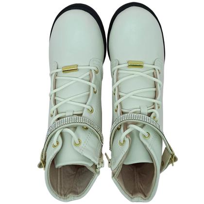 Imagem de Bota Molekinha Infantil Feminina Maxxi Gliter Coturno