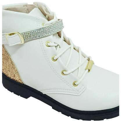 Imagem de Bota Molekinha Infantil Feminina Maxxi Gliter Coturno