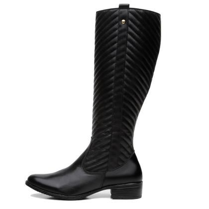 Imagem de Bota Montaria Feminina Couro Cano Alto Bota Over The Knee