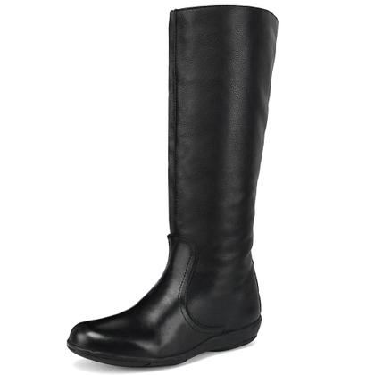 Imagem de Bota Montaria Feminina Couro Legítimo Com Ajuste Na Panturrilha 207 Cla-Cle