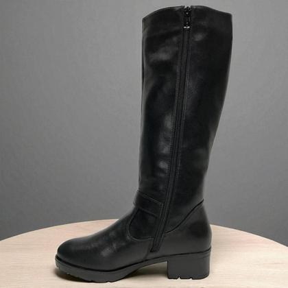 Imagem de Bota Mooncity Cano Alto Montaria Casual Feminina