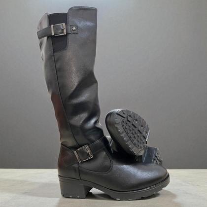 Imagem de Bota Mooncity Cano Alto Montaria Casual Feminina