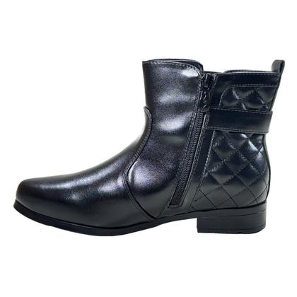 Imagem de Bota Mooncity Matelasse Cano Medio Feminina Preto