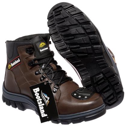 Imagem de Bota Motociclista Bootsland Masculina Em Couro Moto Original