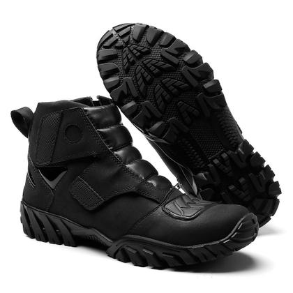 Imagem de Bota Motociclista Masculina Cano Baixo Conforto Casual