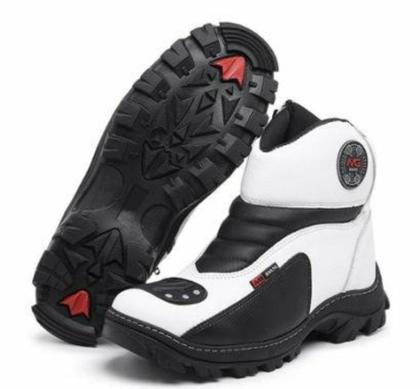 Imagem de Bota Motociclista Masculino Shadow Mg Brasil Em Couro Legitimo Palmilha Em Gel Solado Borracha