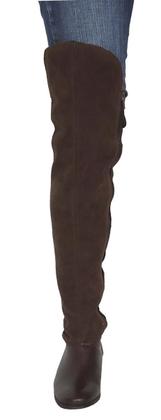 Imagem de Bota Over Knee Perlatto F421 Montaria Café