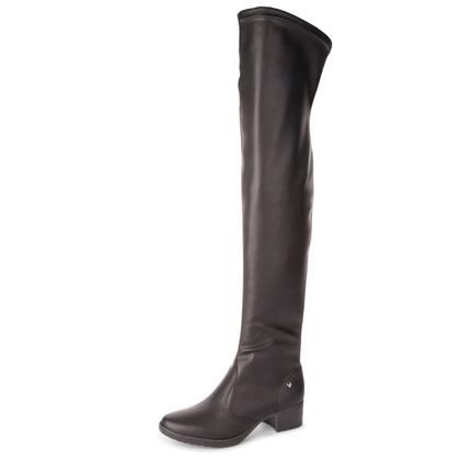 Imagem de Bota Over The Knee Cano Longo Feminina Preta Inverno ME124 - Feminino