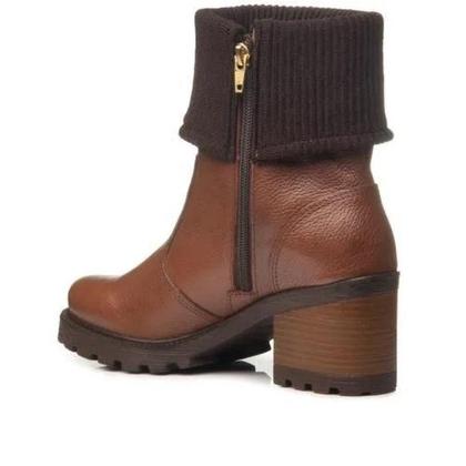 Imagem de Bota Pegada Feminina Preto e Terracota Ref:281328
