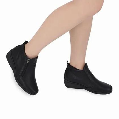 Imagem de Bota Piccadilly Cano Curto Anabela Zíper 117100