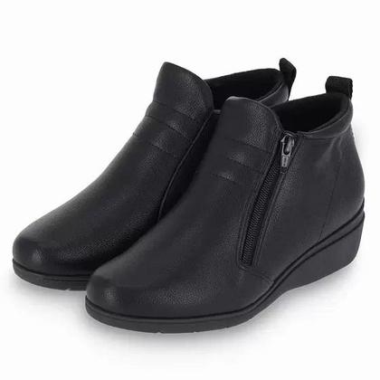Imagem de Bota Piccadilly Cano Curto Anabela Zíper 117100