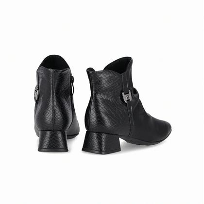 Imagem de Bota Piccadilly Cano Curto Salto Bloco Croco 160080