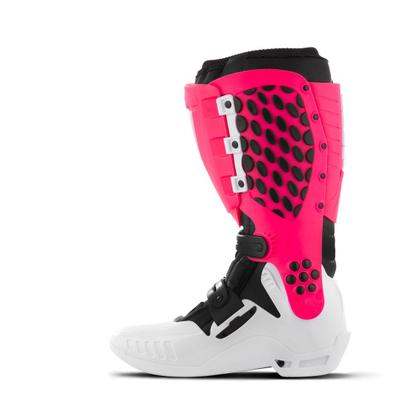 Imagem de Bota Piloto Off Road Motocross Trilha Masculina Feminina Jett Hi Vis Branca Oferta