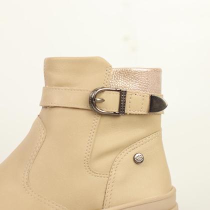 Imagem de Bota Pink Cats Tratorada Cano Curto Fivela Lateral