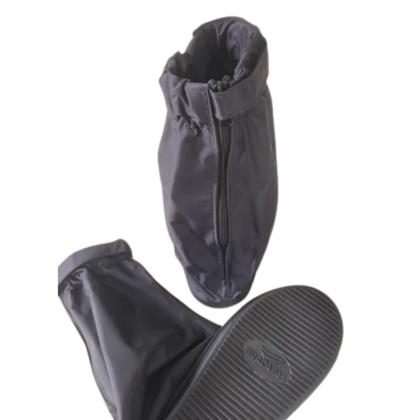 Imagem de Bota Polaina Motoqueiro Nylon Solado Injetado
