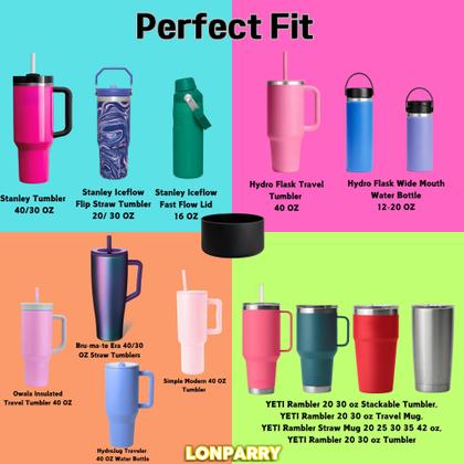 Imagem de Bota protetora de silicone para Stanley Quencher Adventure Tumbler