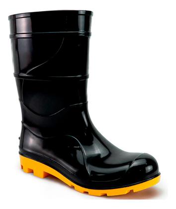 Imagem de Bota Pvc Borracha Cano Médio Galocha Impermeável Epi Crival