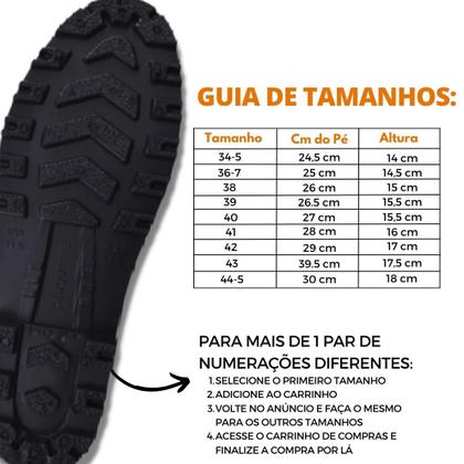 Imagem de Bota Pvc Borracha Galocha Cano Extra Curto Impermeável Ca 40681