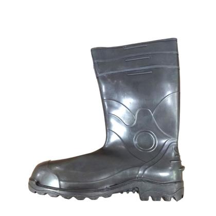 Imagem de Bota pvc Cano Longo 37cm Preta 85BPL600SF Bracol sem forro