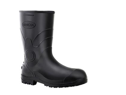 Imagem de Bota Pvc Preta 35cm N38 Sem Bico Bracol