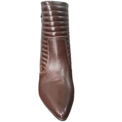 Imagem de Bota ramarim 68103 salto bloco bico fino confortavel 8 cm