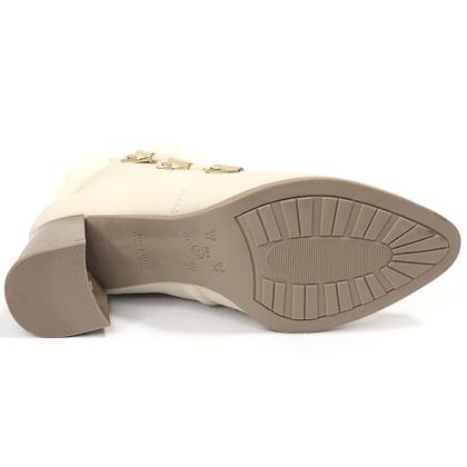 Imagem de Bota Ramarim Cano Curto Salto Bloco Com Pelos 2295103