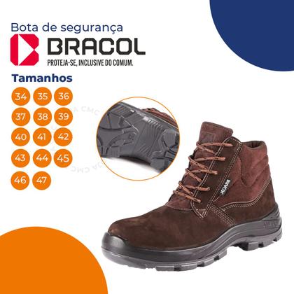 Imagem de Bota Segurança Amarrar Bracol Baf Composite 4018bafn1600ll