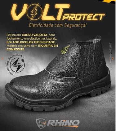 Imagem de Bota Segurança Elastico trabalho Elestricista bico composite