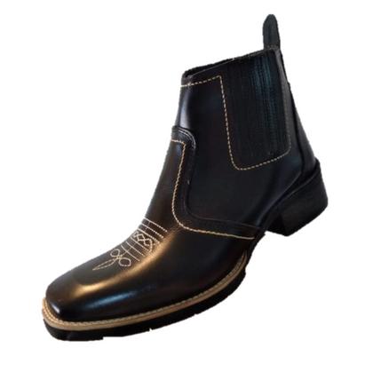 Bota Texana Country Masculina Botina Couro Vaqueta Bordada Vaquejada Rodeio Cavalgada Macia 3140 - CAMPOLINA Imagem de Bota Texana Country Masculina Botina Couro Vaqueta Bordada Vaquejada Rodeio Cavalgada Macia 3140