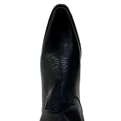 Imagem de Bota Texana Feminina Bico Fino Preta Oklahoma Country