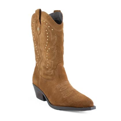 Imagem de Bota Texana Feminina Bottero Couro Legítimo Cano Curto 347711 Tamanho:38Cor:CARAMELO,CASTANHO