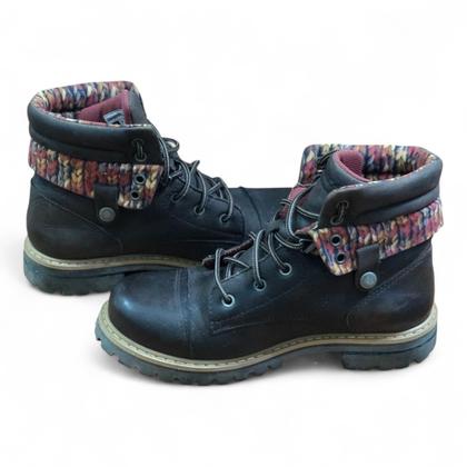 Imagem de Bota Tratorada Feminina Marrom Bradok Couro Nº 37 Envio Imediato