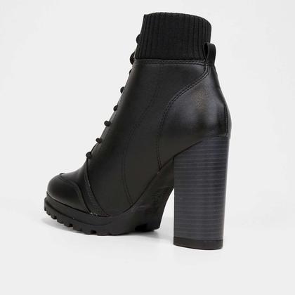Imagem de Bota Vizzano Coturno Salto Alto - Feminina