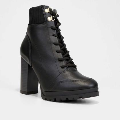 Imagem de Bota Vizzano Coturno Salto Alto - Feminina