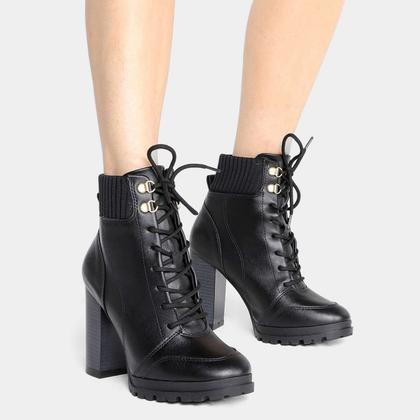 Imagem de Bota Vizzano Coturno Salto Alto - Feminina