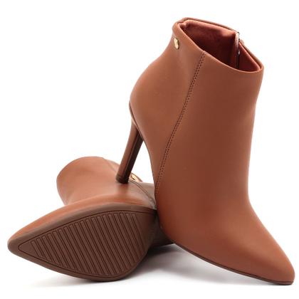 Imagem de Bota Vizzano Feminina Cano Curto Salto Fino Pelica 3049219