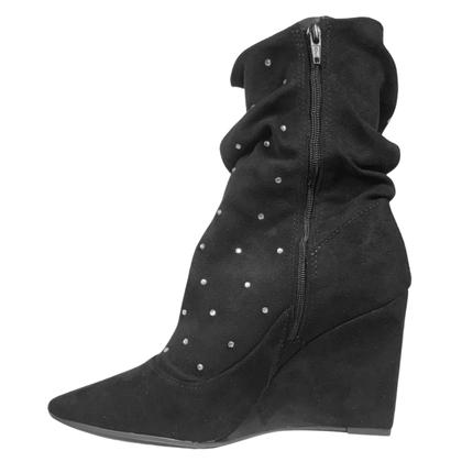 Imagem de Bota Vizzano Slouchy Strass Salto Anabela Alto 3099.102