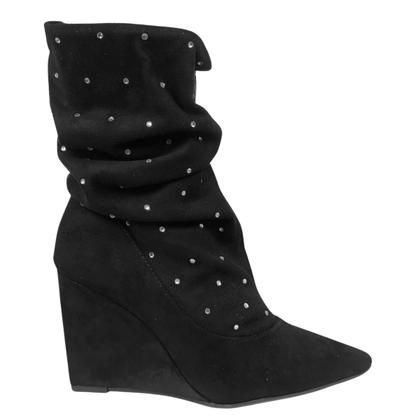 Imagem de Bota Vizzano Slouchy Strass Salto Anabela Alto 3099.102