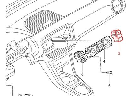 Imagem de Botão Alerta Trava Desembaçador Up Original 1sb927140d 1qb