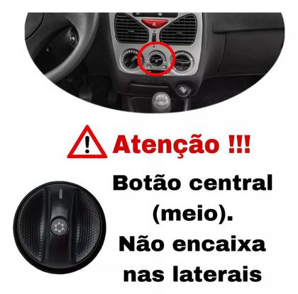 Imagem de Botão Ar Condicionado Central Fiat Strada Adventure 2002 a 2004 Strada Fire 2007 a 2012 Original