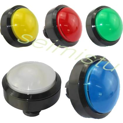 Imagem de Botão Arcade LED 60MM Iluminado - Para Videogame - DC 5V/12V