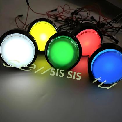 Imagem de Botão Arcade LED 60MM Iluminado - Para Videogame - DC 5V/12V