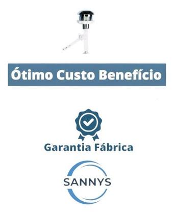 Imagem de Botão Cromado De Privada Vaso Ideal Satandart - Facil Instalação Acionamento Simples